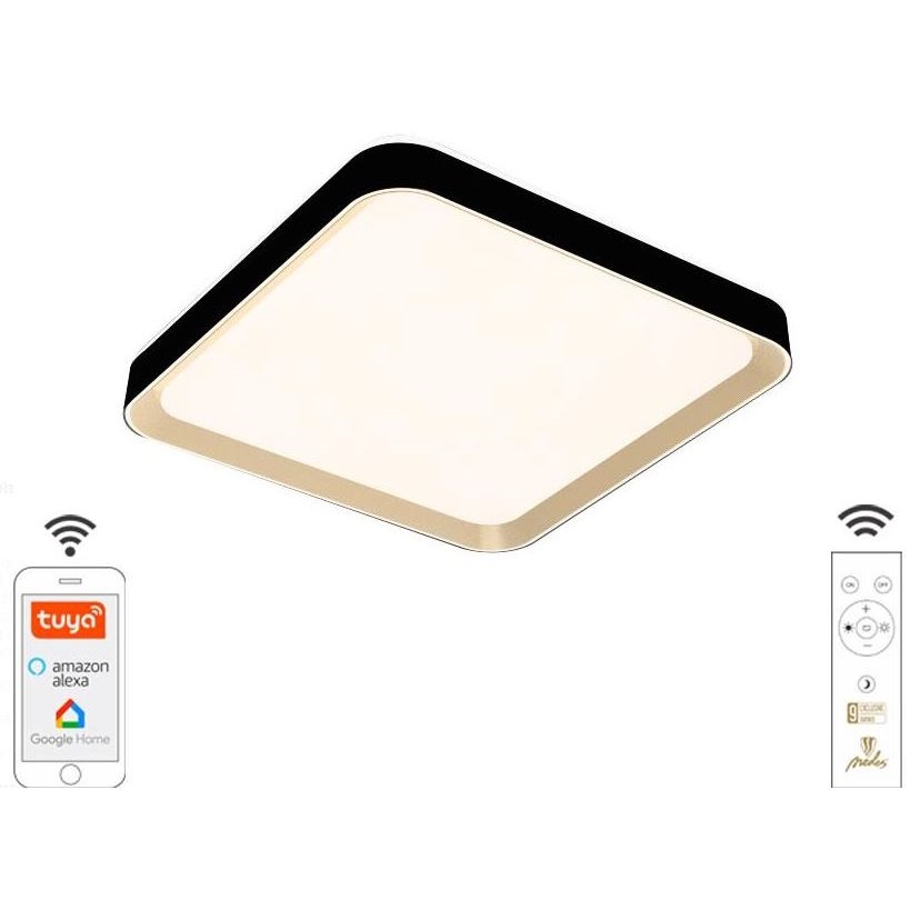 LED Dimbar taklampa LED/48W/230V 2700-6500K Wi-Fi Tuya + fjärrkontroll