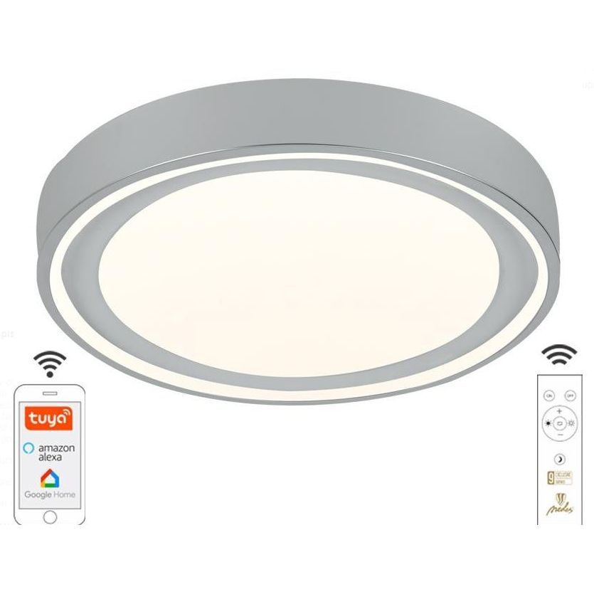 LED Dimbar taklampa LED/48W/230V 2700-6500K Wi-Fi Tuya + fjärrkontroll