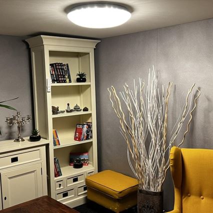 LED Dimbar taklampa LED/48W/230V 2700-6500K Wi-Fi Tuya + fjärrkontroll