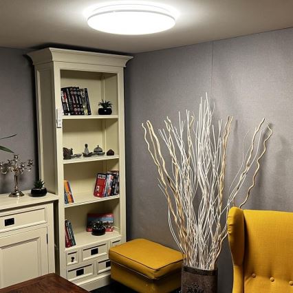 LED Dimbar taklampa LED/48W/230V 2700-6500K Wi-Fi Tuya + fjärrkontroll