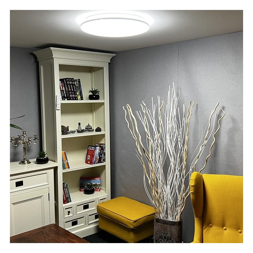 LED Dimbar taklampa LED/48W/230V 2700-6500K Wi-Fi Tuya + fjärrkontroll