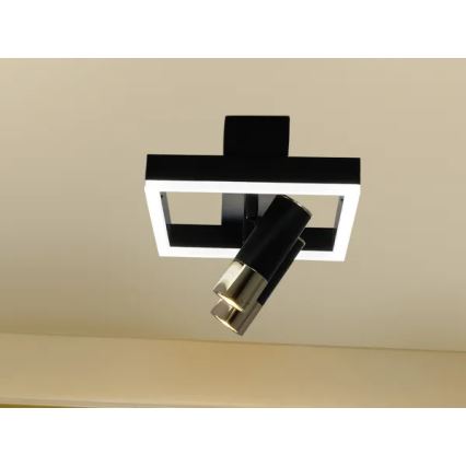 LED Dimbar taklampa LED/50W/230V 3000-6500K svart + fjärrkontroll