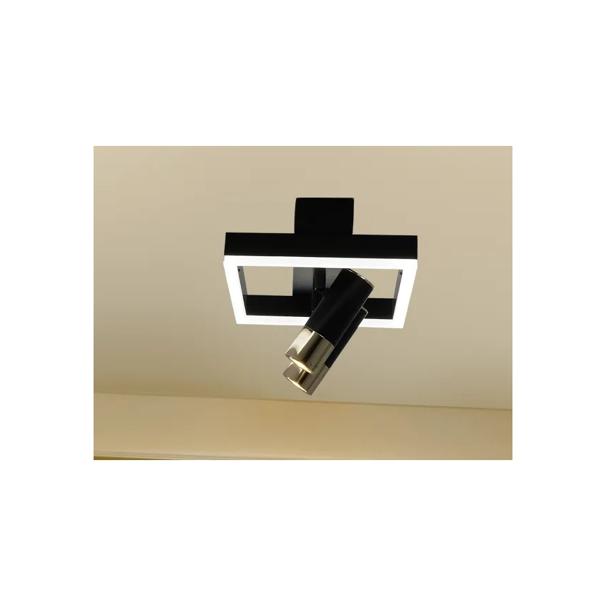 LED Dimbar taklampa LED/50W/230V 3000-6500K svart + fjärrkontroll