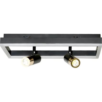 LED Dimbar taklampa LED/50W/230V 3000-6500K svart + fjärrkontroll