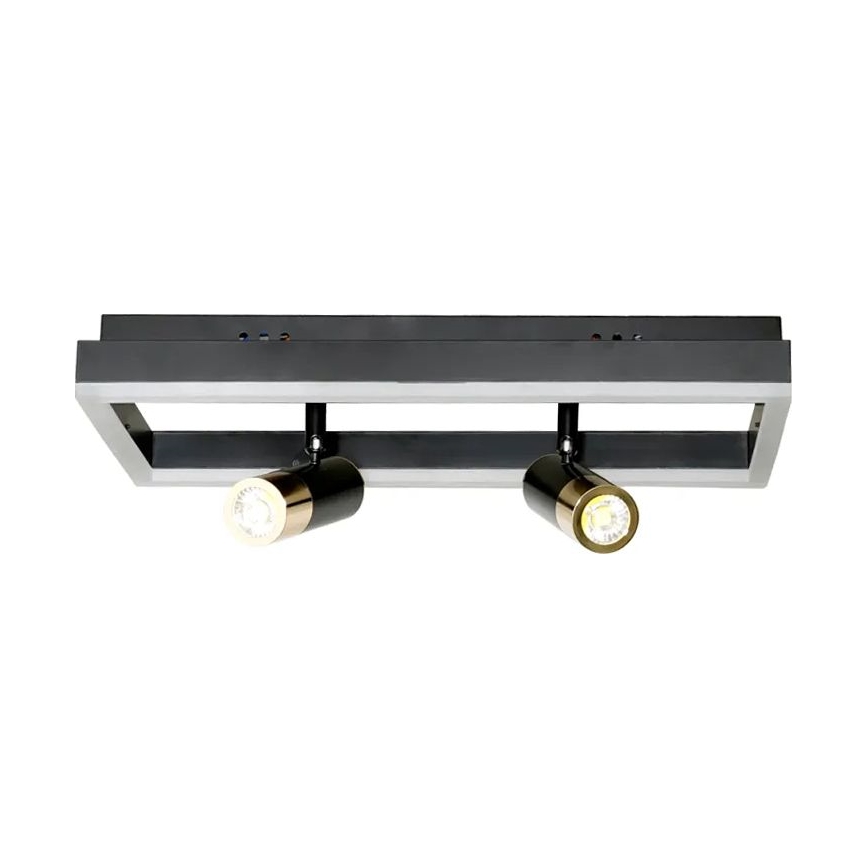 LED Dimbar taklampa LED/50W/230V 3000-6500K svart + fjärrkontroll