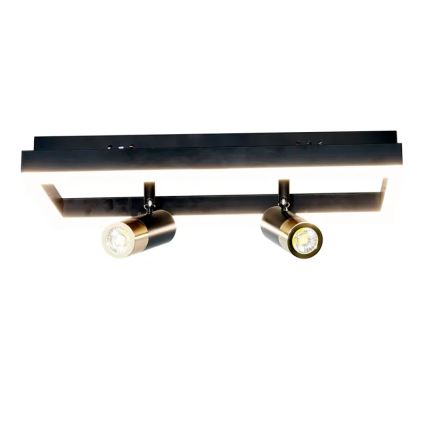 LED Dimbar taklampa LED/50W/230V 3000-6500K svart + fjärrkontroll