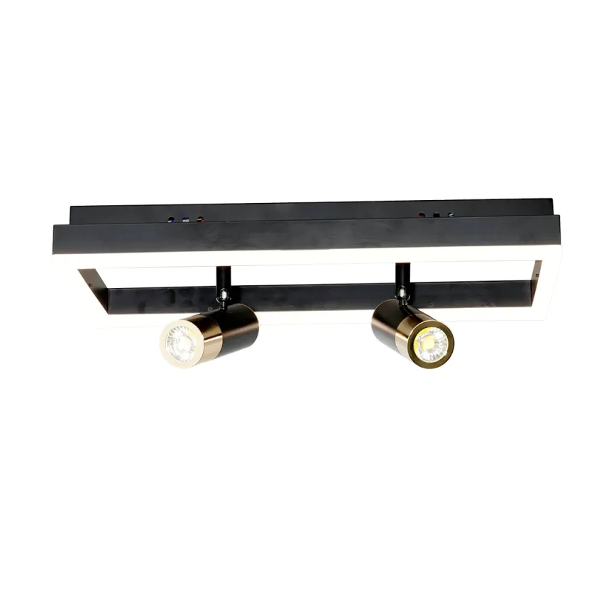 LED Dimbar taklampa LED/50W/230V 3000-6500K svart + fjärrkontroll