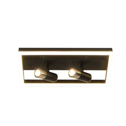 LED Dimbar taklampa LED/50W/230V 3000-6500K svart + fjärrkontroll
