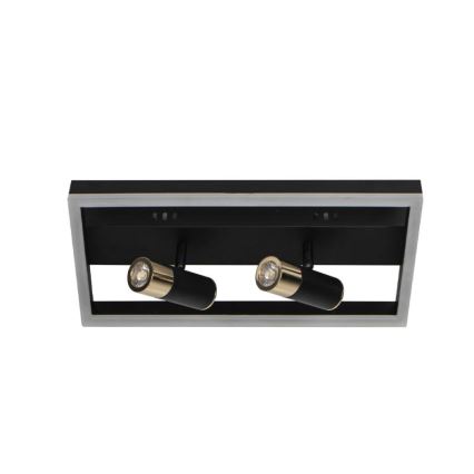 LED Dimbar taklampa LED/50W/230V 3000-6500K svart + fjärrkontroll