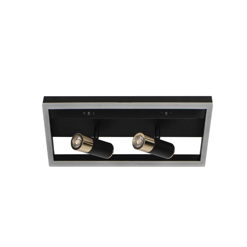 LED Dimbar taklampa LED/50W/230V 3000-6500K svart + fjärrkontroll