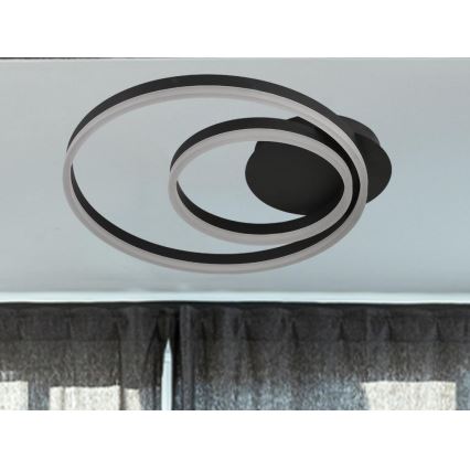 LED-dimbar taklampa LED/55W/230V 3000-6500K + fjärrkontroll