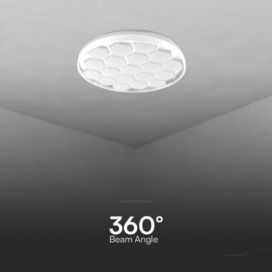 LED Dimbar taklampa LED/60W/230V 3000/4000/6500K + fjärrkontroll