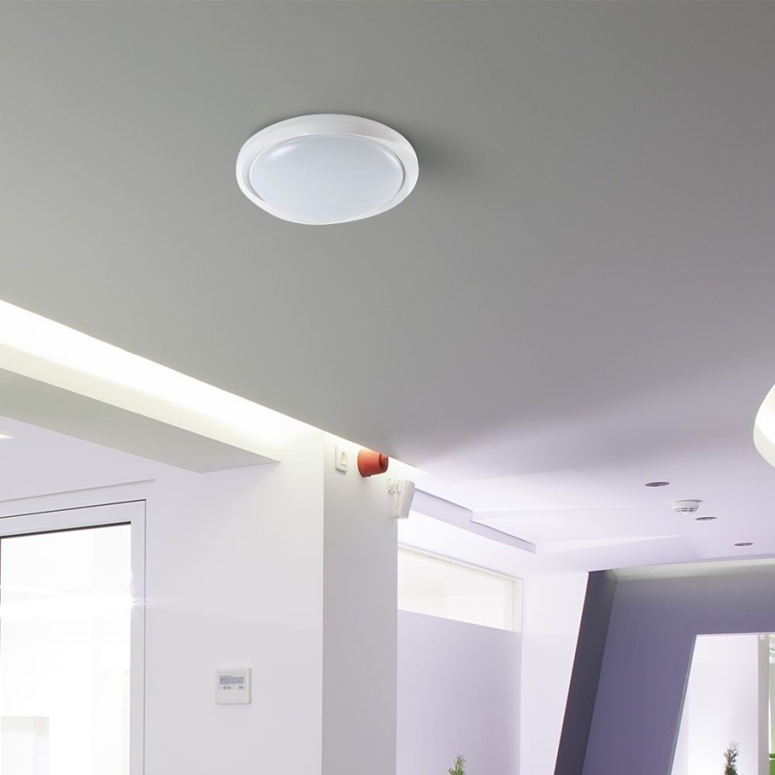 LED Dimbar taklampa LED/60W/230V 3000-6500K 49,2 cm vit + fjärrkontroll