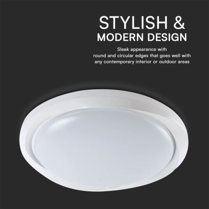 LED Dimbar taklampa LED/60W/230V 3000-6500K 49,2 cm vit + fjärrkontroll