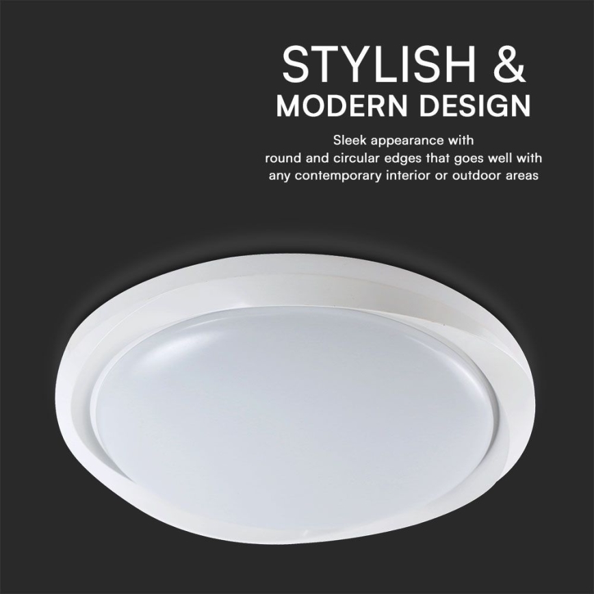 LED Dimbar taklampa LED/60W/230V 3000-6500K 49,2 cm vit + fjärrkontroll