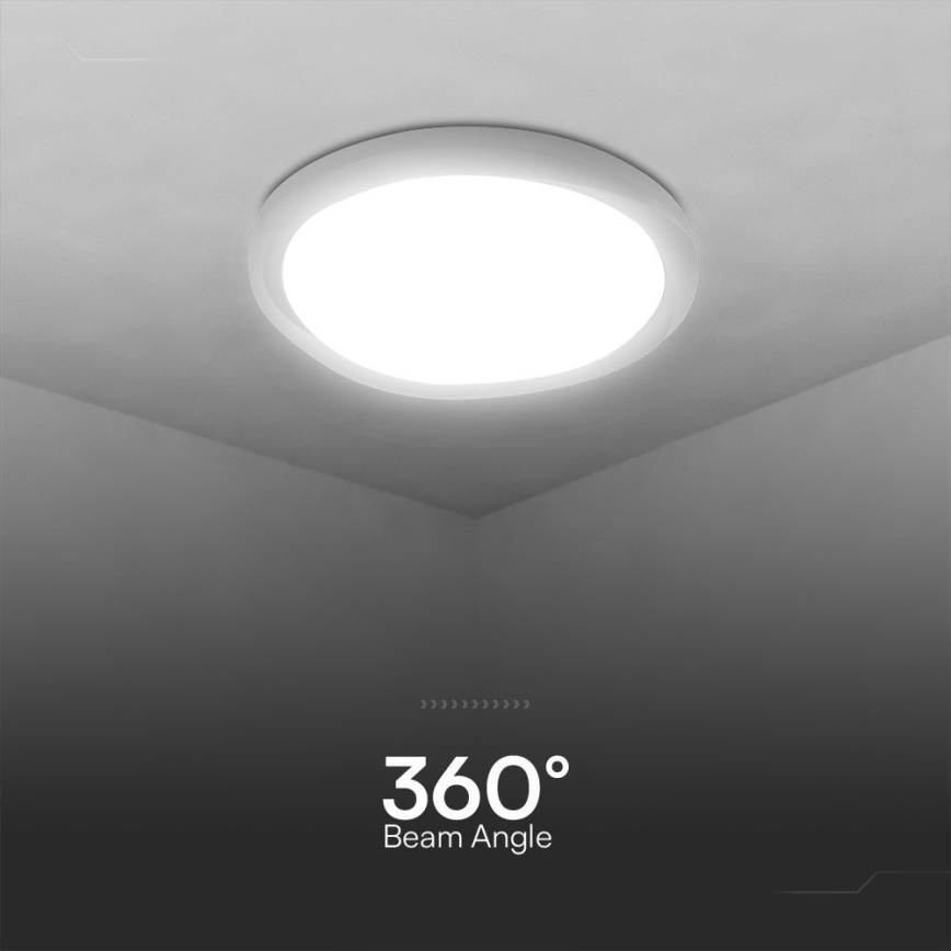 LED Dimbar taklampa LED/60W/230V 3000-6500K 49,2 cm vit + fjärrkontroll