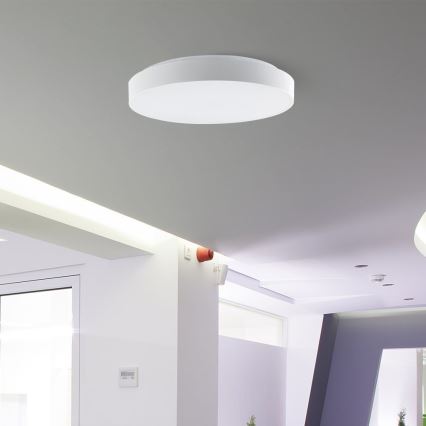 LED Dimbar taklampa LED/60W/230V 3000-6500K 49,5 cm vit + fjärrkontroll