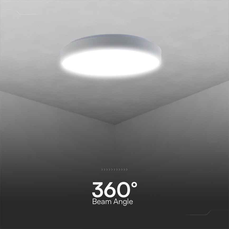 LED Dimbar taklampa LED/60W/230V 3000-6500K 49,5 cm vit + fjärrkontroll