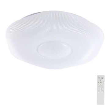 LED Dimbar taklampa LED/60W/230V 3000-6500K 50 cm vit + fjärrkontroll