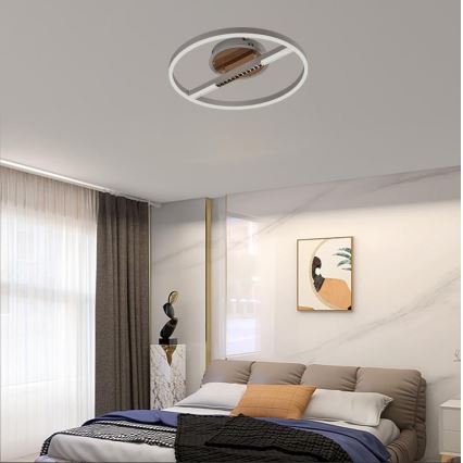 LED Dimbar taklampa LED/60W/230V 3000-6500K + fjärrkontroll
