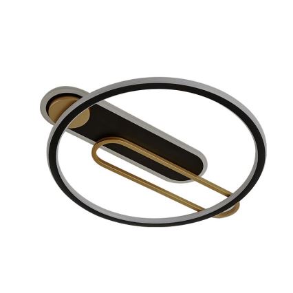 LED Dimbar taklampa LED/60W/230V 3000-6500K svart + fjärrkontroll