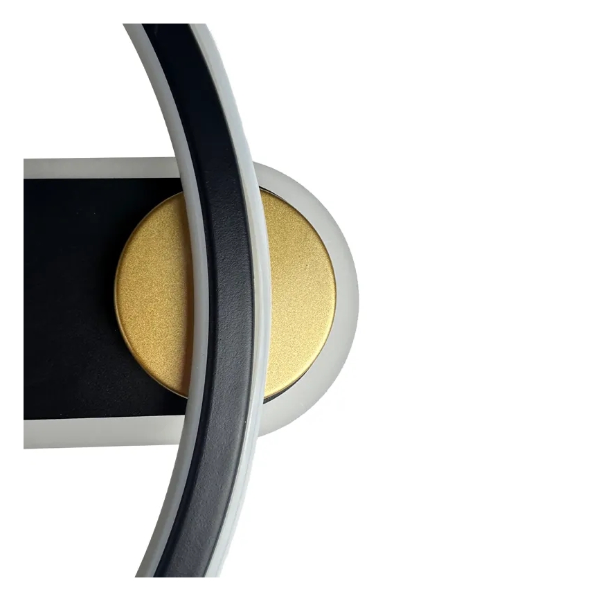 LED Dimbar taklampa LED/60W/230V 3000-6500K svart + fjärrkontroll