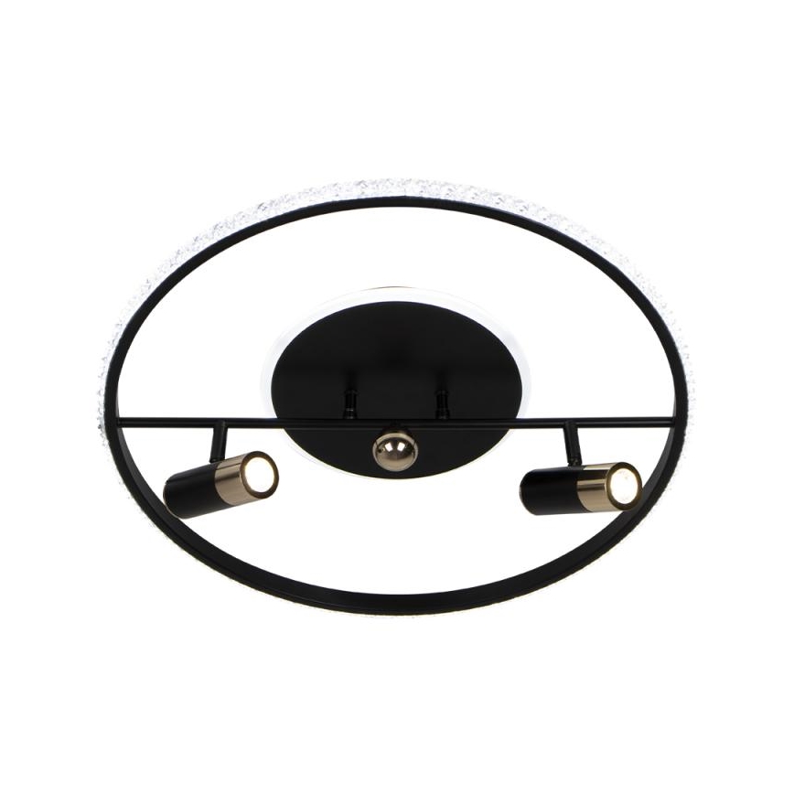 LED Dimbar taklampa LED/60W/230V 3000-6500K svart + fjärrkontroll