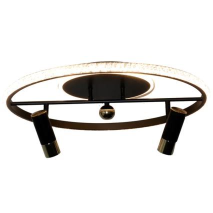LED Dimbar taklampa LED/60W/230V 3000-6500K svart + fjärrkontroll