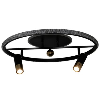 LED Dimbar taklampa LED/60W/230V 3000-6500K svart + fjärrkontroll