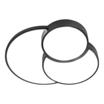 LED Dimbar taklampa LED/60W/230V 3000-6500K svart + fjärrkontroll