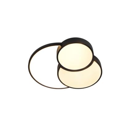 LED Dimbar taklampa LED/60W/230V 3000-6500K svart + fjärrkontroll