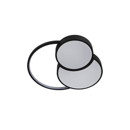 LED Dimbar taklampa LED/60W/230V 3000-6500K svart + fjärrkontroll