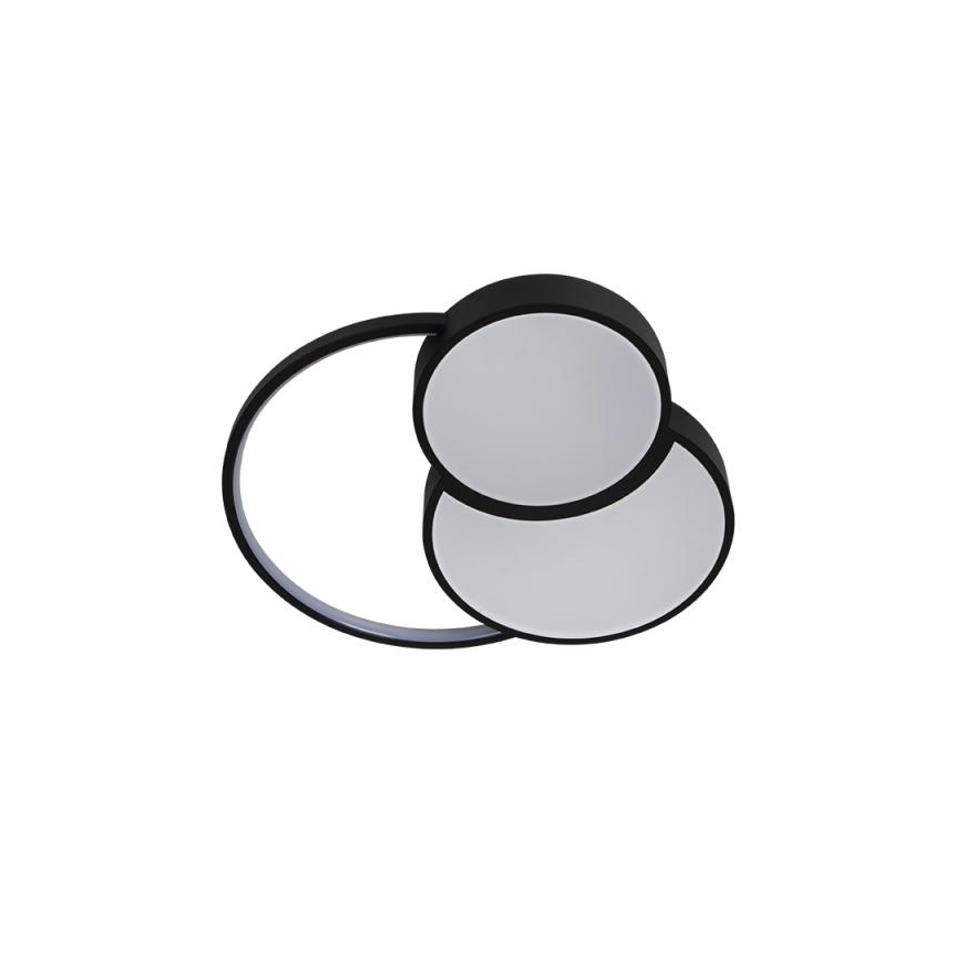 LED Dimbar taklampa LED/60W/230V 3000-6500K svart + fjärrkontroll
