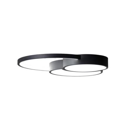 LED Dimbar taklampa LED/60W/230V 3000-6500K svart + fjärrkontroll