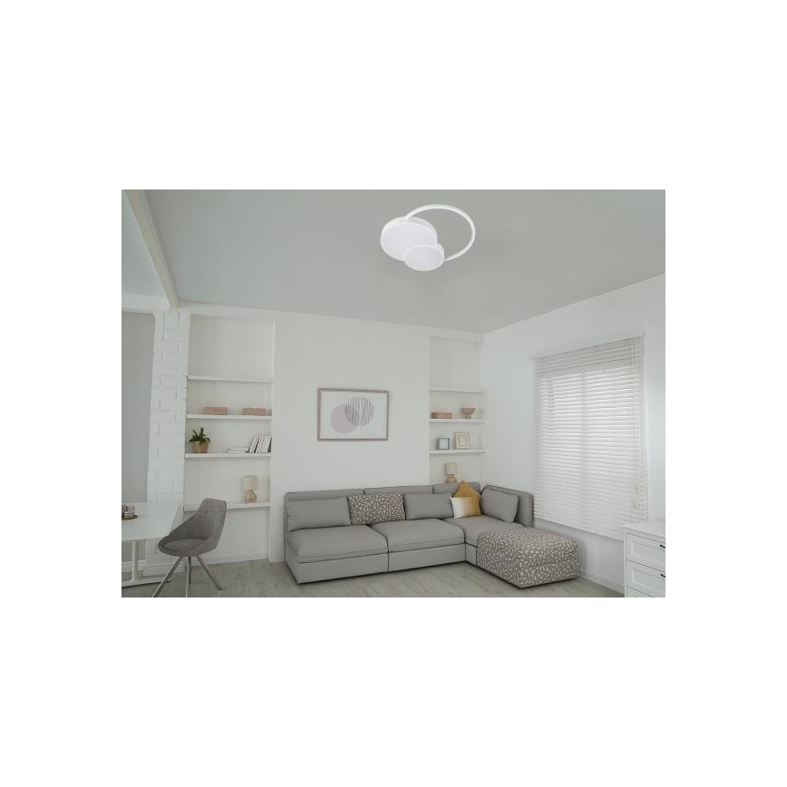 LED Dimbar taklampa LED/60W/230V 3000-6500K vit + fjärrkontroll
