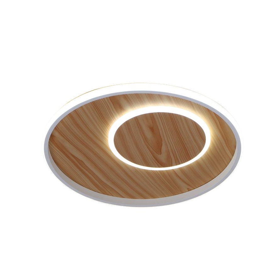 LED Dimbar taklampa LED/65W/230V 3000-6500K brun + fjärrkontroll