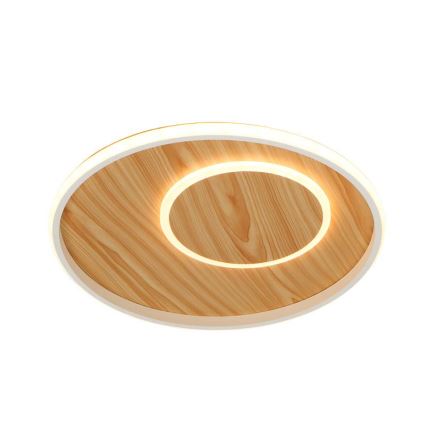 LED Dimbar taklampa LED/65W/230V 3000-6500K brun + fjärrkontroll