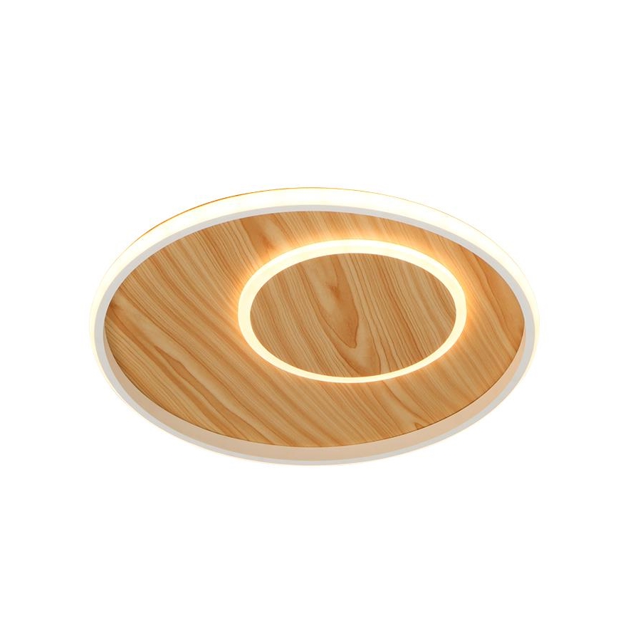 LED Dimbar taklampa LED/65W/230V 3000-6500K brun + fjärrkontroll
