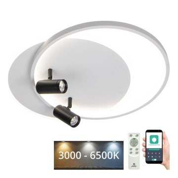 LED Dimbar taklampa LED/65W/230V 3000-6500K vit + fjärrkontroll
