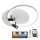 LED Dimbar taklampa LED/65W/230V 3000-6500K vit + fjärrkontroll