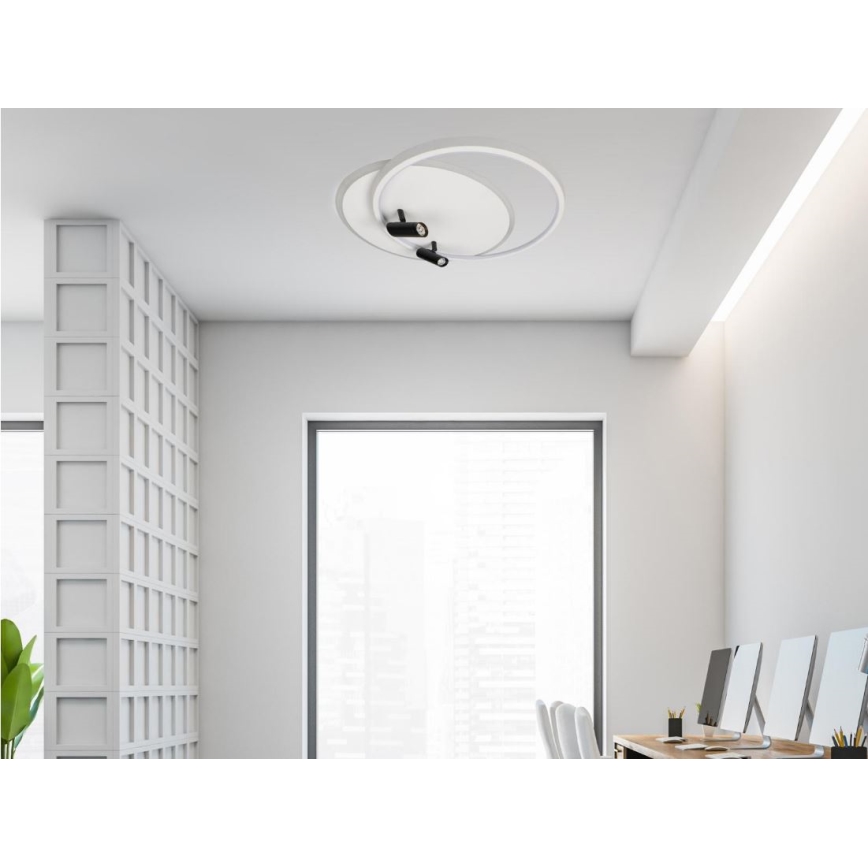 LED Dimbar taklampa LED/65W/230V 3000-6500K vit + fjärrkontroll