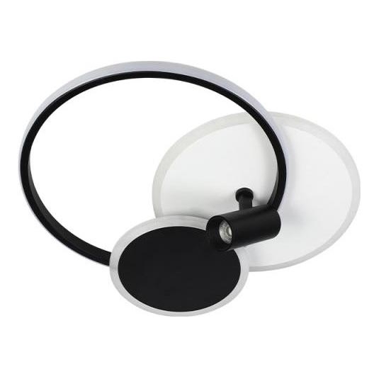 LED Dimbar taklampa LED/65W/230V 3000-6500K vit/svart + fjärrkontroll