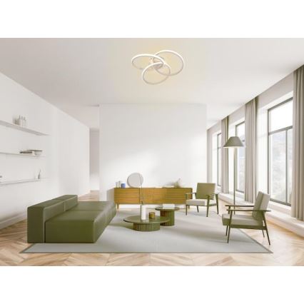 LED Dimbar taklampa LED/70W/230V 3000-6500K vit + fjärrkontroll
