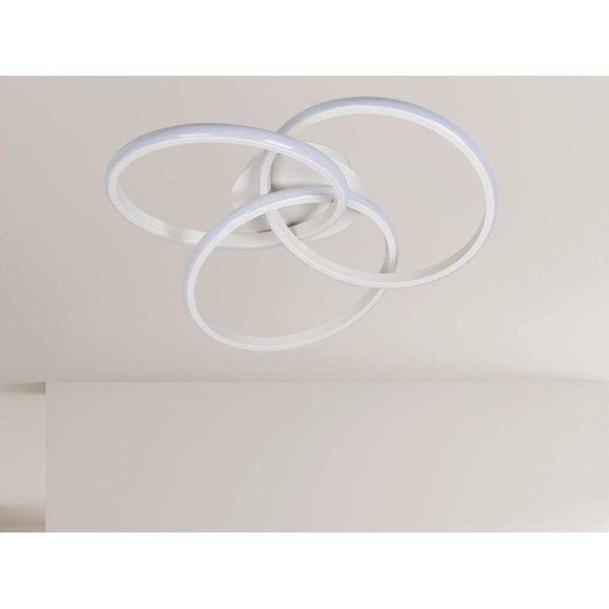 LED Dimbar taklampa LED/70W/230V 3000-6500K vit + fjärrkontroll