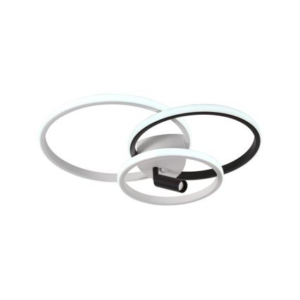 LED Dimbar taklampa LED/70W/230V 3000-6500K vit/svart + fjärrkontroll