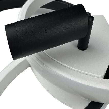 LED Dimbar taklampa LED/70W/230V 3000-6500K vit/svart + fjärrkontroll