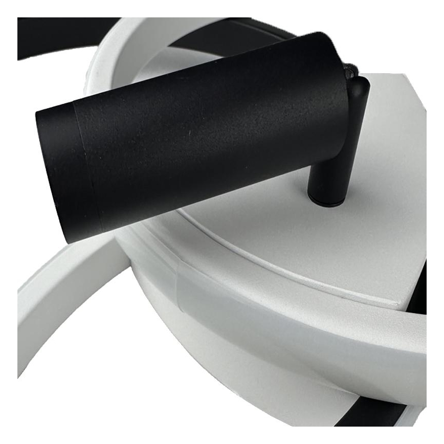 LED Dimbar taklampa LED/70W/230V 3000-6500K vit/svart + fjärrkontroll