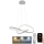 LED Dimbar taklampa LED/70W/230V 3000-6500K Ø 55 cm + fjärrkontroll