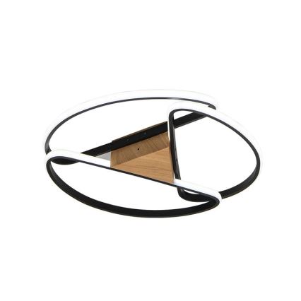 LED Dimbar taklampa LED/75W/230V 3000-6500K brun/svart + fjärrkontroll