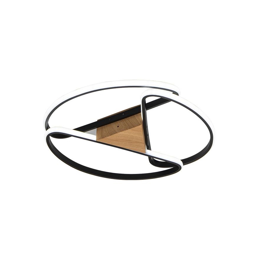 LED Dimbar taklampa LED/75W/230V 3000-6500K brun/svart + fjärrkontroll
